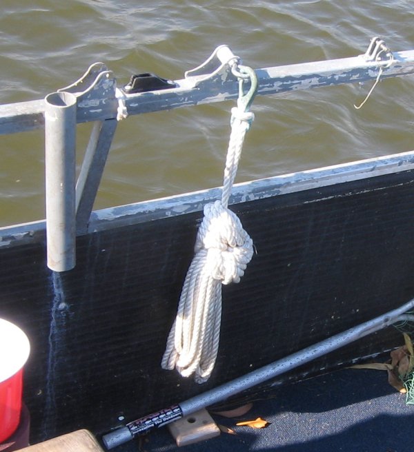 Rail Hook for Ropes??? - Pontoon Boat & Deck Boat Forum
